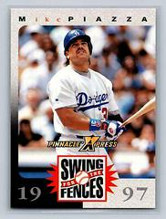 Mike Piazza Baseball Cards 1997 Pinnacle X Press Swing for the Fences Prices