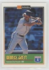 George Brett [Series II] #5 Baseball Cards 1993 Duracell Power Players Prices
