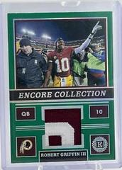 Robert Griffin III [Emerald] #EC-9 Football Cards 2022 Panini Encased Encore Collection Prices