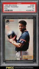 Manny Ramirez [Foil] Baseball Cards 1993 Bowman Prices
