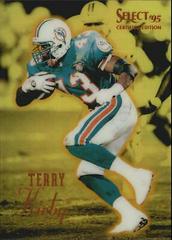 Terry Kirby [Mirror Gold] #61 Football Cards 1995 Panini Select Certified Prices