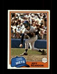 Jeff Reardon [Gray Back] Baseball Cards 1981 O Pee Chee Prices