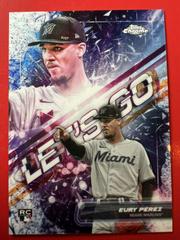 Eury Perez #LG-60 Baseball Cards 2023 Topps Chrome Let's Go Prices