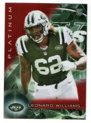 Leonard Williams [Red Refractor] Football Cards 2015 Topps Platinum Prices
