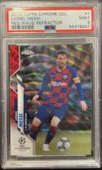 Lionel Messi [Red Wave Refractor] #1 Soccer Cards 2019 Topps Chrome UEFA Champions League Prices