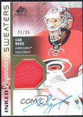 Cam Ward [Patch] Hockey Cards 2021 SP Game Used Inked Sweaters Autograph Prices