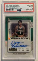 Oscar Robertson [Clear] Basketball Cards 2021 Panini Contenders Veteran Ticket Autograph Prices