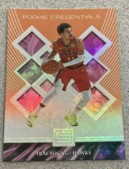Trae Young [Orange] Basketball Cards 2018 Panini Status Rookie Credentials Prices
