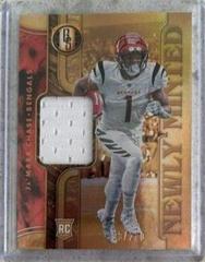 Ja'Marr Chase [Rookie Jersey Autograph] #211 Football Cards 2021 Panini Gold Standard Prices