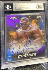 Daniel Cormier [Purple] #FA-DC Ufc Cards 2019 Topps UFC Knockout Fire Autographs Prices