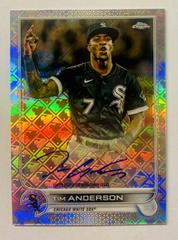 Tim Anderson #CA-TA Baseball Cards 2022 Topps Chrome Logofractor Autographs Prices