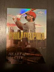 Bryce Harper [Gold] Baseball Cards 2022 Topps Chrome Heart of the City Prices