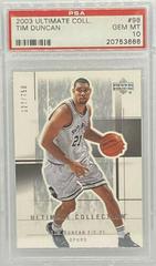 Tim Duncan Basketball Cards 2003 Ultimate Collection Prices