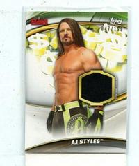 AJ Styles Wrestling Cards 2019 Topps WWE Money in the Bank Shirt Relics Prices