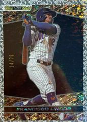 Francisco Lindor [Platinum] #BG-5 Baseball Cards 2021 Topps Chrome Update Black Gold Prices