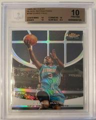 Chris Paul [Black Refractor] #106 Basketball Cards 2005 Finest Prices