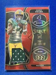 Romeo Doubs [Red] #DS-23 Football Cards 2022 Panini Select Draft Selections Memorabilia Prices