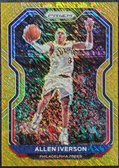 Allen Iverson [Gold Shimmer Prizm] Basketball Cards 2020 Panini Prizm Prices