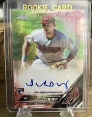 Brandon Drury [Red Refractor] Baseball Cards 2016 Topps Chrome Rookie Autographs Prices