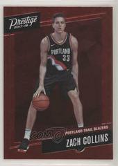 Zach Collins #10 Basketball Cards 2017 Panini Prestige Micro Etch Rookies Prices