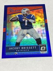 Jacoby Brissett [Blue] #9 Football Cards 2016 Panini Donruss Optic the Rookies Prices