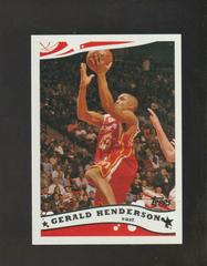 Gerald Henderson #B5 Basketball Cards 2006 Topps McDonald's All American Prices