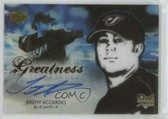 Jeremy Accardo [Autograph] Baseball Cards 2006 Upper Deck Future Stars Prices