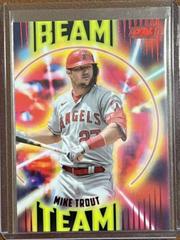 Mike Trout [Red] #BT-6 Baseball Cards 2022 Stadium Club Beam Team Prices