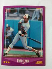 Fred Lynn #42 Baseball Cards 1988 Score Prices