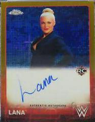 Lana [Gold] Wrestling Cards 2015 Topps Chrome WWE Autographs Prices