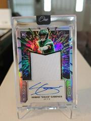 Ahmad 'Sauce' Gardner [Fractal Patch Autograph] #378 Football Cards 2022 Panini One Prices