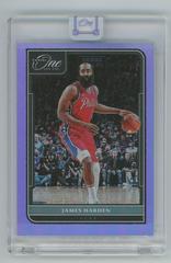 James Harden [Purple] Basketball Cards 2021 Panini One and One Prices