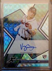 Vaughn Grissom [Cyber Cyan] Baseball Cards 2023 Topps Xpectations Autographs Prices