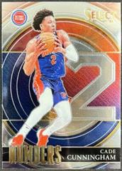 Cade Cunningham Basketball Cards 2021 Panini Select Numbers Prices