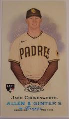 Jake Cronenworth Baseball Cards 2021 Topps Allen & Ginter Chrome Mini Rookie Design Variations Prices