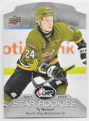 Ty Nelson #CSR-31 Hockey Cards 2022 Upper Deck CHL 2021-22 Star Rookies Prices