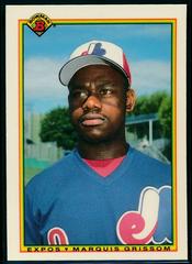 Marquis Grissom #115 Baseball Cards 1990 Bowman Tiffany Prices