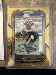 Bailey Zappe [Autograph Gold] #305 Football Cards 2022 Panini Prizm No Huddle Prices