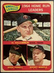 AL Home Run Leaders Baseball Cards 1965 Topps Prices