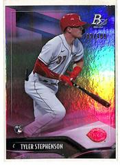 Tyler Stephenson [Pink] #10 Baseball Cards 2021 Bowman Platinum Prices