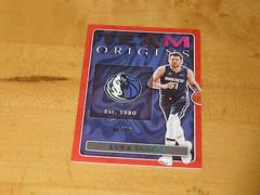 Luka Doncic [Red] #11 Basketball Cards 2022 Panini Origins Team Prices