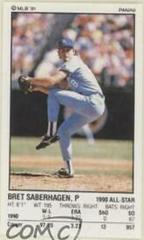 Bret Saberhagen Baseball Cards 1991 Panini Stickers Prices