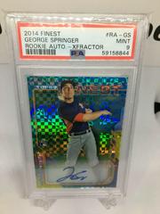 George Springer [Xfractor] #RA-GS Baseball Cards 2014 Finest Rookie Autograph Prices