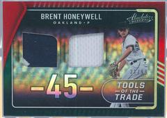 Brent Honeywell [Spectrum Red] #TTT2-BH Baseball Cards 2022 Panini Absolute Tools of the Trade 2 Swatch Prices