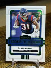 Dameon Pierce [Emerald] #ROY-DPI Football Cards 2022 Panini Contenders Rookie of the Year Prices
