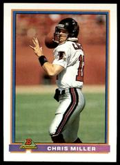Chris Miller Football Cards 1991 Bowman Prices