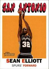 Sean Elliott #95 Basketball Cards 2000 Topps Heritage Prices