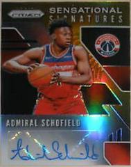 Admiral Schofield [Gold Prizm] Basketball Cards 2019 Panini Prizm Sensational Signatures Prices