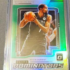 Kevin Durant [Green] #7 Basketball Cards 2021 Panini Donruss Optic Elite Dominators Prices