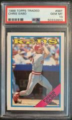 Chris Sabo #98T Baseball Cards 1988 Topps Traded Prices